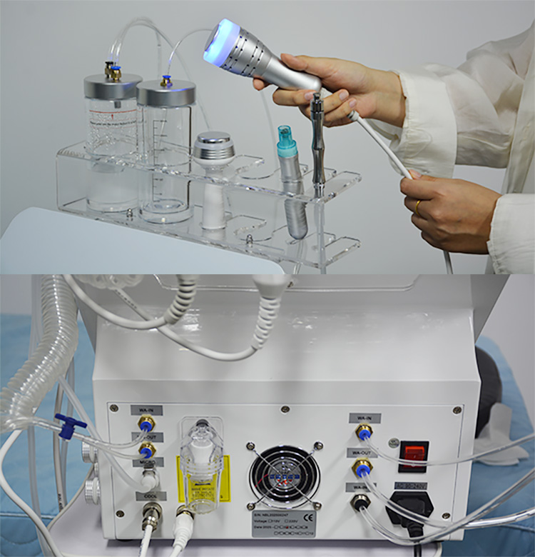 4 In 1 Vacuum Blackhead Remover hydra Microdermabrasion Diamond Peeling Hydra dermabrasion Cold hammer Aqua Peel Face Beauty Machine