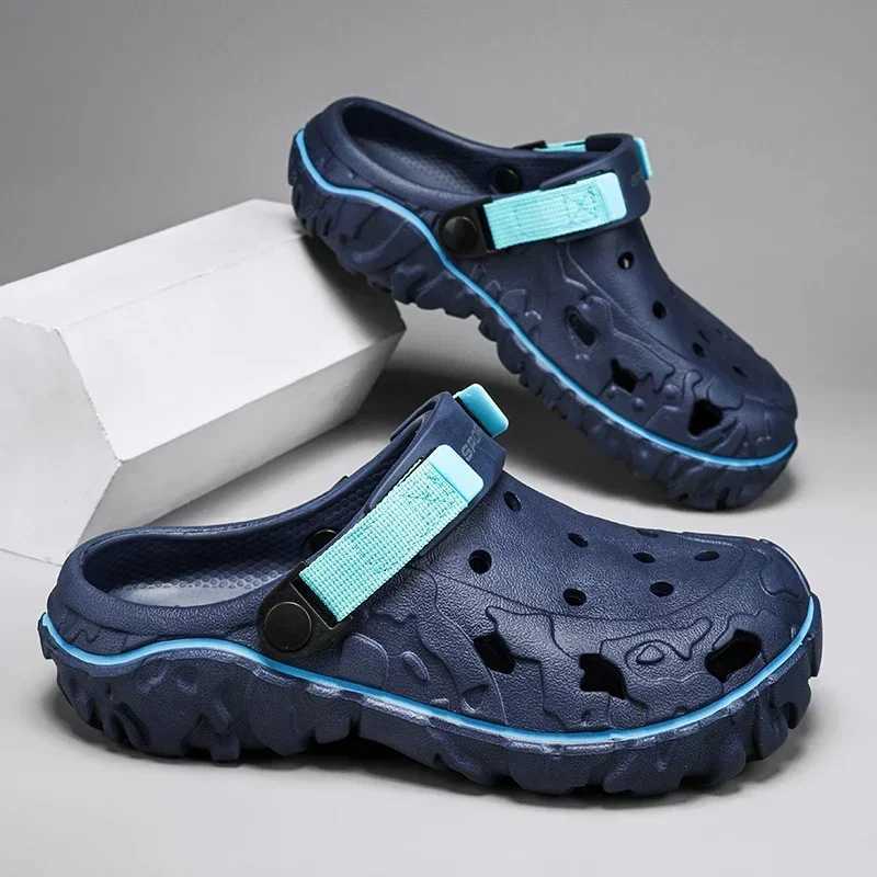 New Arrival 2025 Summer Mens Sandals Hot Selling Outdoor Garden Clogs Cave Shoes Mens Casual Shoes Water Shoes Comfortable Home Soft Skating Shoes T25