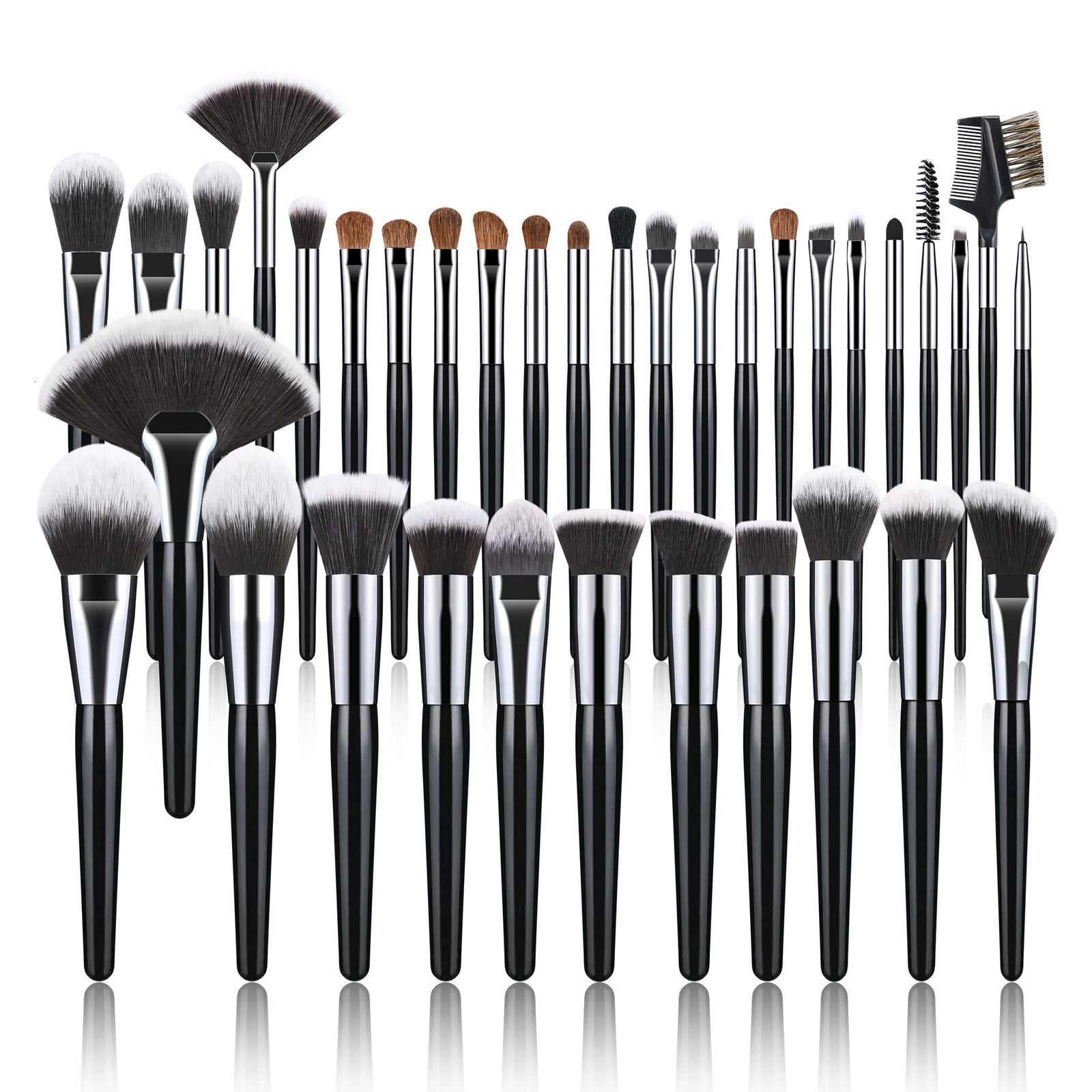 Zoniya 20/15/30/40/25 Makeup Brush Set Hair Powder Painting 241112