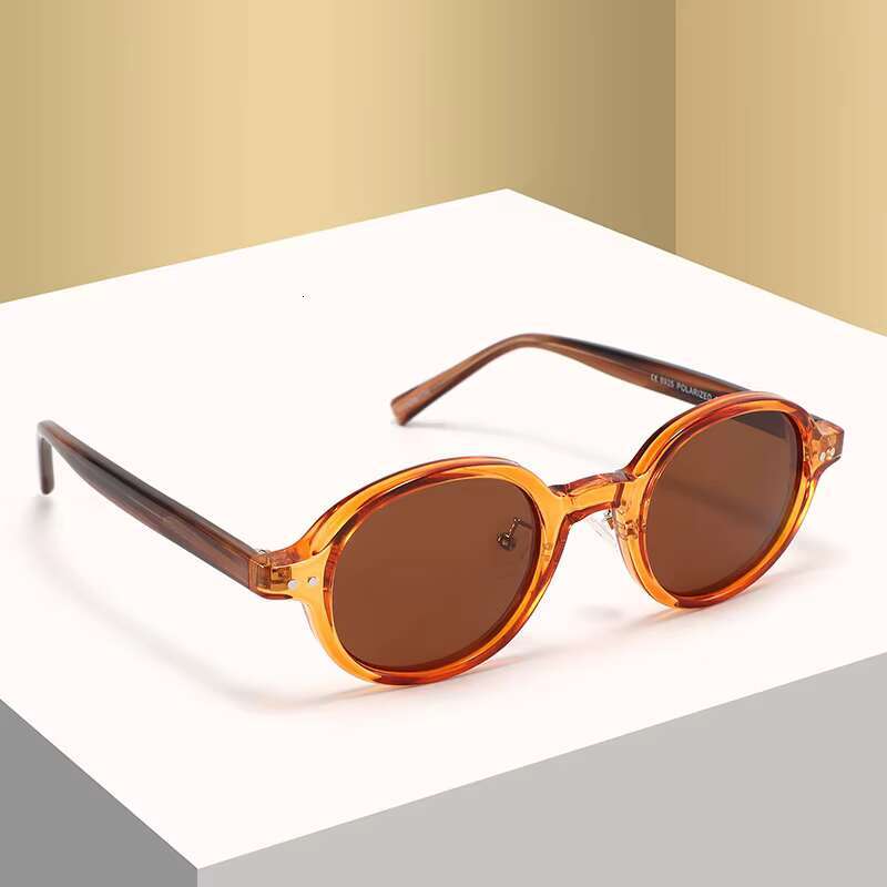 Good Quality Factory Direct Tr90 Uv400 Driving Polarized Round Vintage Sunglasses