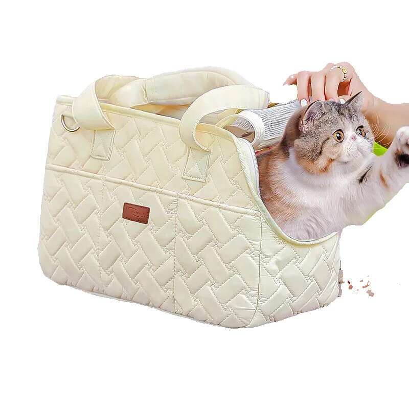 Cat Carrying Escape Free Multi Function Pet Large Capacity Breathable Cross Body Portable Soft Bag Cmc