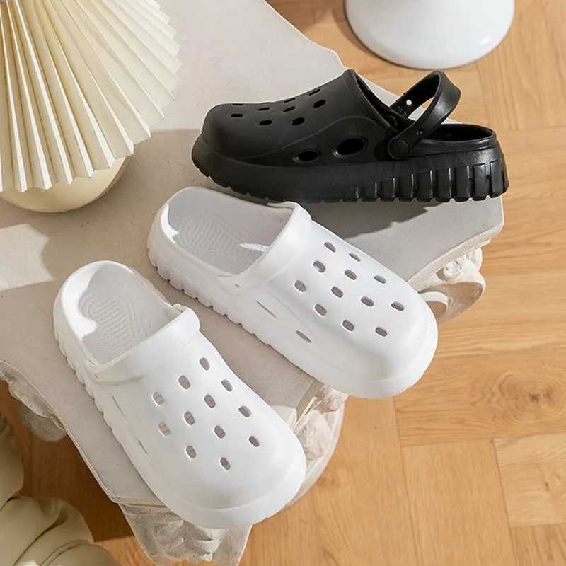 New Arrival Size 45 slider summer womens flat shoes EVA Clogs DIY cave shoes unisex fashion platform cave sandals couple beach slider T250407