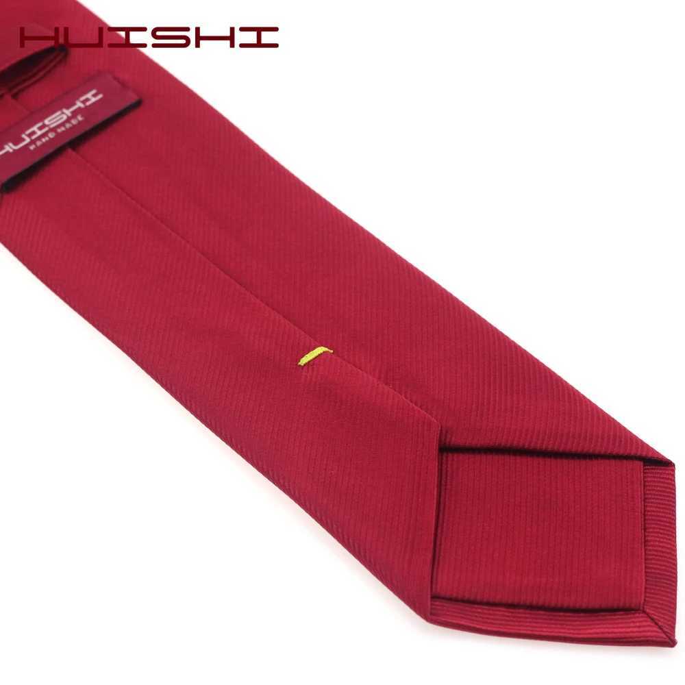 Elegant Classic Mens Tie Red 8cm Necktie Solid Red Waterproof Ties 6CM For Man Business Wedding Gifts Party Suit Accessories X250407