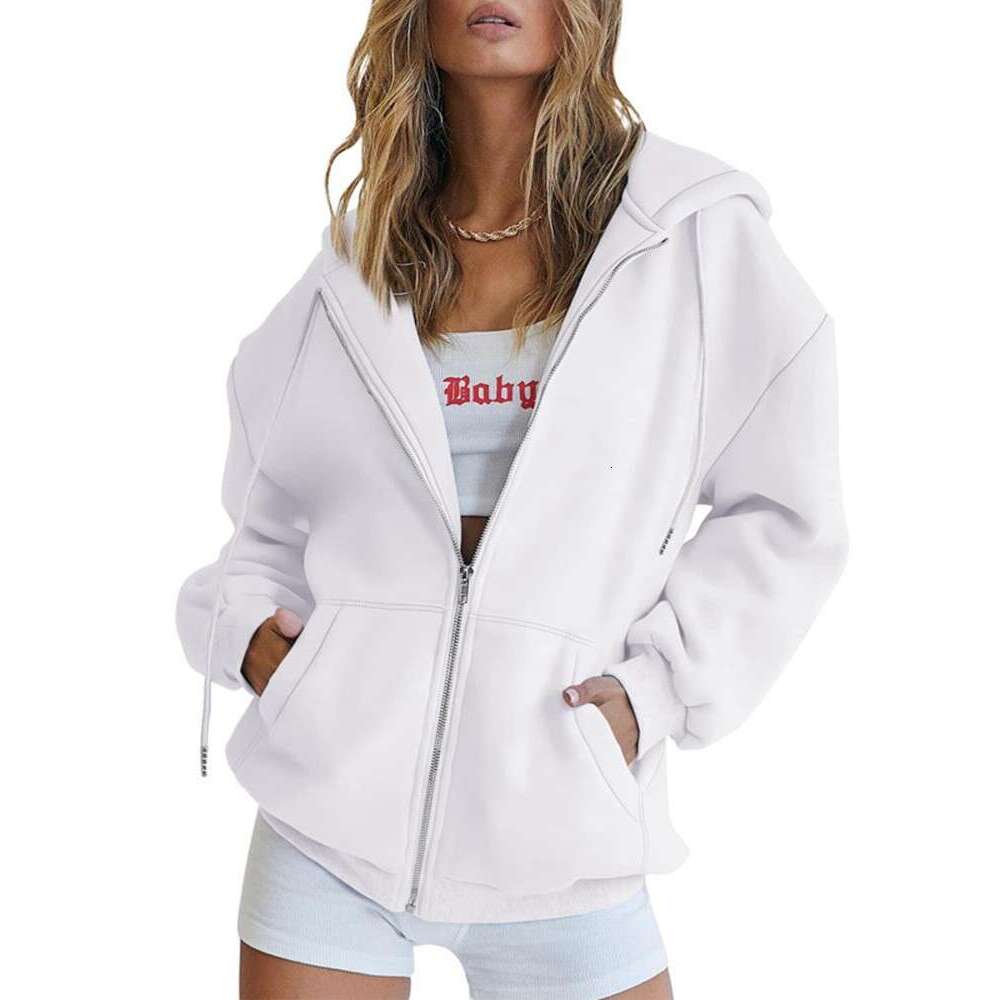Hoodie jacket, sports shirt, drawstring zipper hoodie with pocket, new casual fashion trend clothing