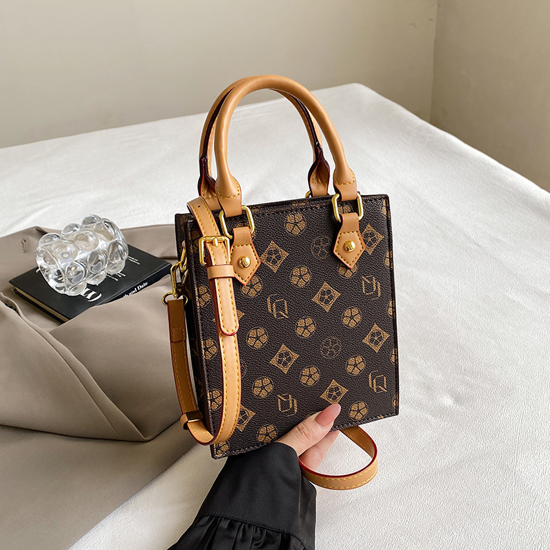 Bag women niche design shoulder bag printed handbag trend crossbody bag for women 2025