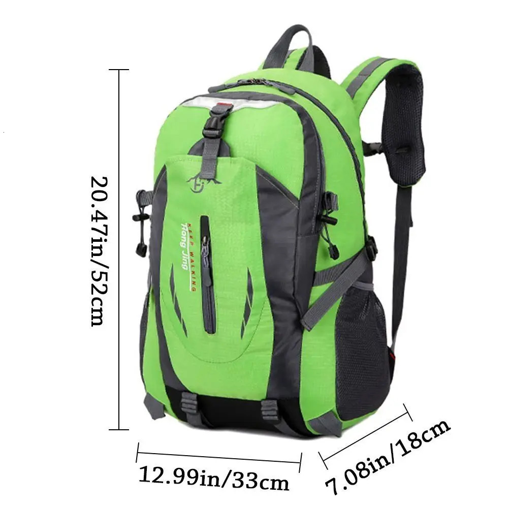 Durable Camping Backpack 40L Large Capacity Travel Rucksack Nylon Waterproof Outdoor Bags Hiking Travel Bag 250407