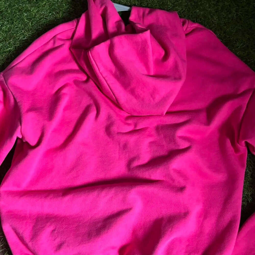 Y2K hooded sweatshirt casual unisex large pink Harajuku streetwear sportswear gift for boys