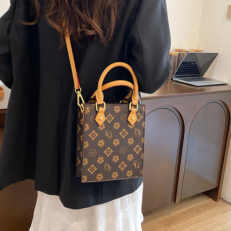 Bag women niche design shoulder bag printed handbag trend crossbody bag for women 2025