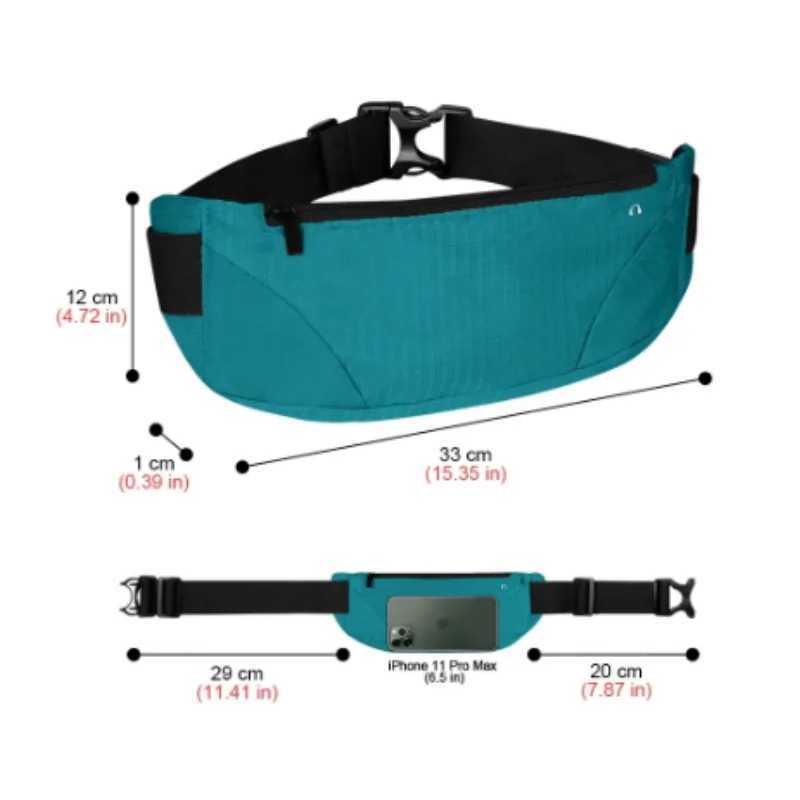 1 Fanny Packs Womens Running Bag Hip Bum with Sport Lightweight Waterproof Breathable Phone Bag Z250407