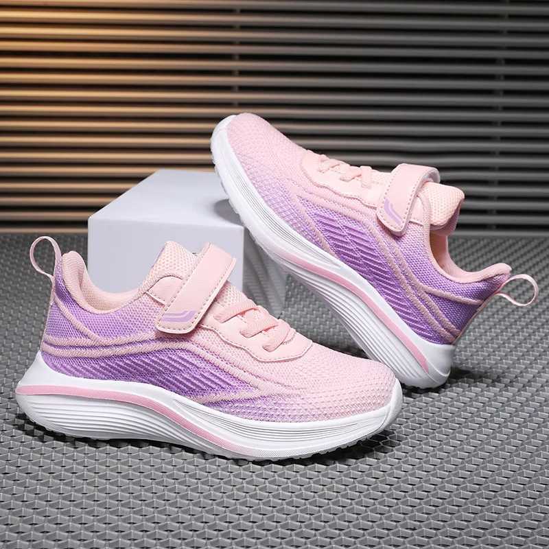 Childrens sports shoes for boys and girls running tennis shoes lightweight and breathable sports W250407