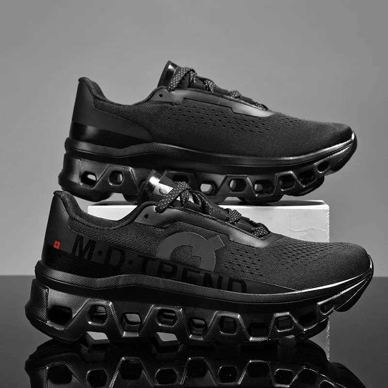 Mens and wens speed marathon shoes shock-absorbing elastic soft-soled sports shoes running shoes Z250408
