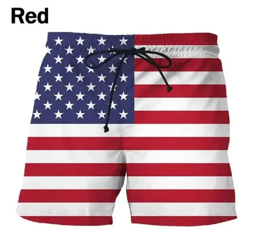 2024 German American and British flag beach shorts mens 3D printed swimming shorts Hawaiian swimming shorts childrens ice shortsXJ250407
