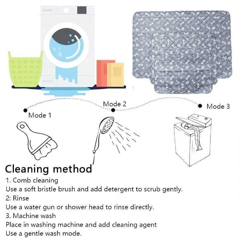 Washable dog urine pad reusable pet urine pad waterproof puppy training diaper pad car seat floor sofa pet supplies Y250407