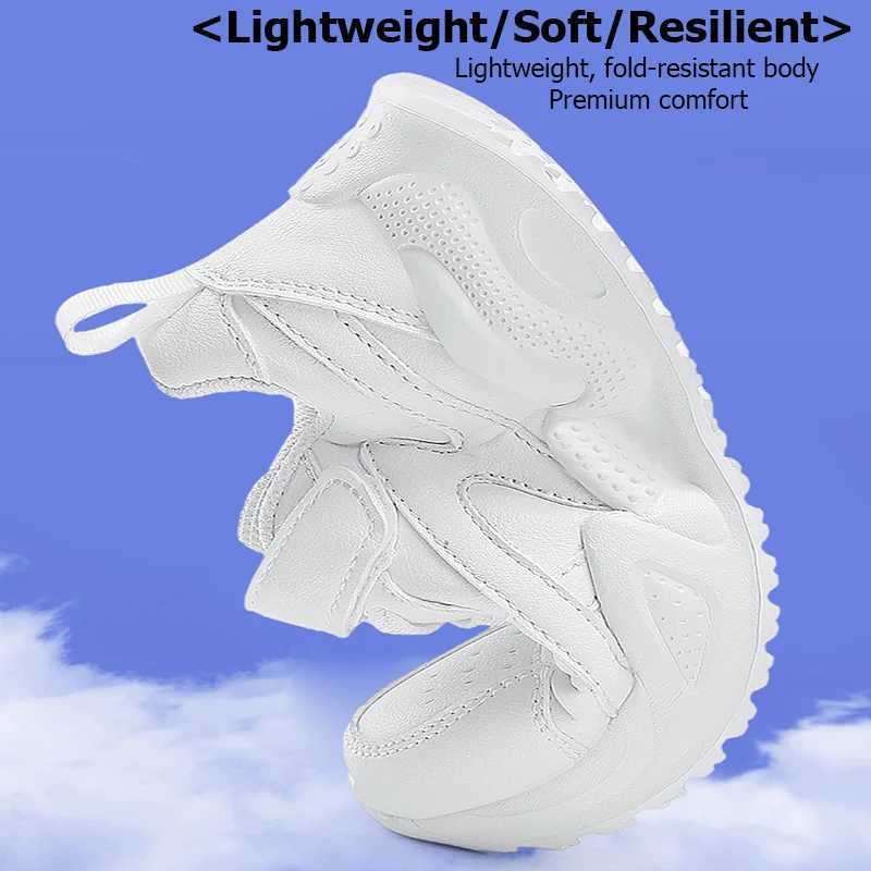 Childrens sports shoes childrens fashion white shoes boys and girls Tenis sports shoes anti slip casual sports shoes outdoor W250407