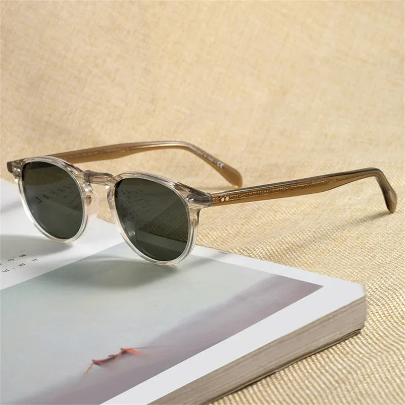 Oval round OV5004 polarized sunglasses suitable for men women shadows and Riley R retro er sunglasses 250402