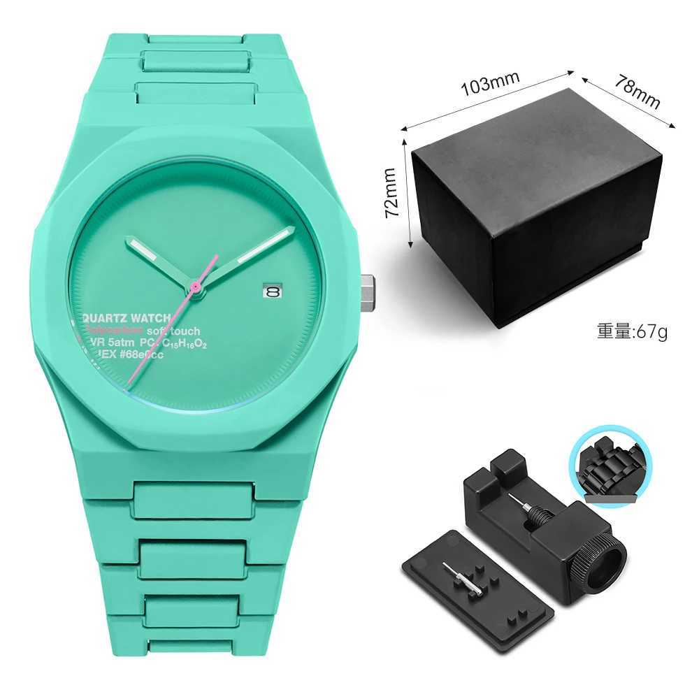SHUAIKE 1142-10 Womens Dopamine Candy Color Waterproof Quartz Watch Fashionable and Innovative Couple Style Student Watch Y250407