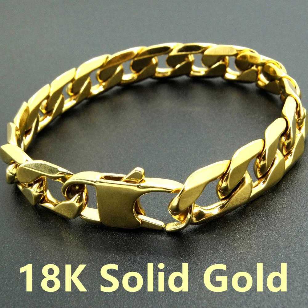 Men Wen Bracelet 6/8/10/12 Mm 8 Inches Cu Chain Bracelet Punk Hip-hop Bracelet Mens Jewellery Stainl Steel Bracelet GiftC250408
