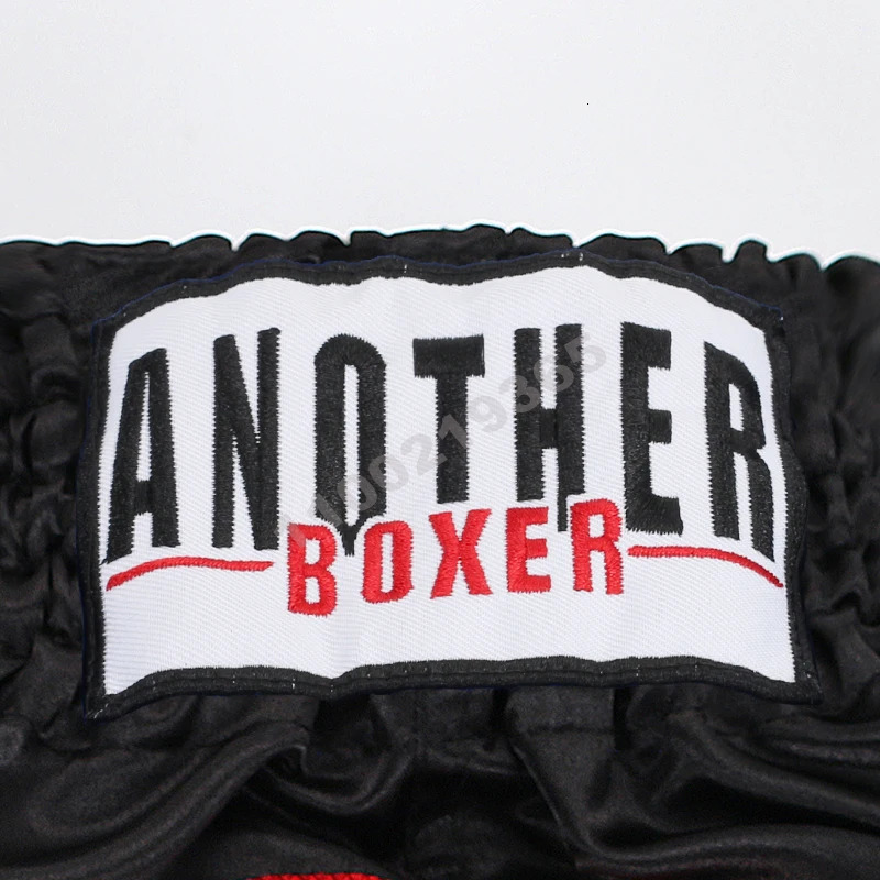 Muay Thai Boxing Shorts Fitness Mens Womens Childrens Boxing Shorts Embroidery Thai Gym Training Black MMA Jujutsu Pants 250408