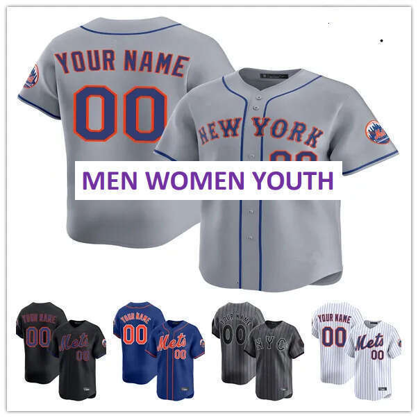 2025 MLB Mets Jersey Baseball Darryl Mike Piazza Pete Alonso Brandon Nimmo Jeff McNeil Starling Marte Francisco Aarez Mark Vientos Juan Strawberry Soto Lindor
