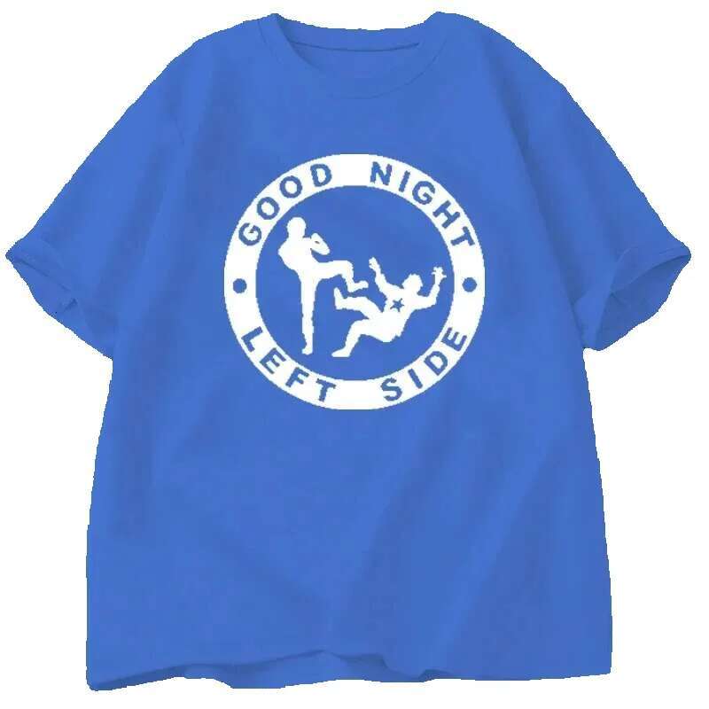 Men's women's short sleeved round neck ISIE T-shirts, economical interesting graphics, casual and fashionable, goodnight store side wear