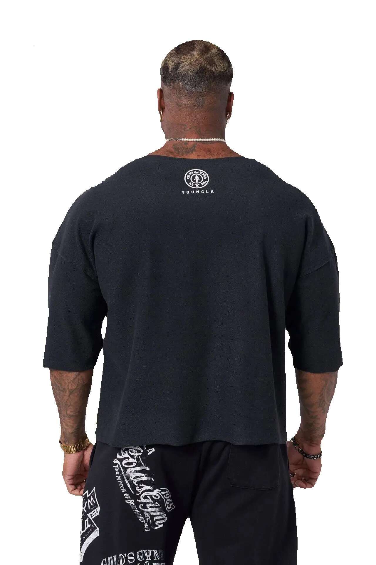Summer new men's T-shirt sportswear Fierss cotton loose sleeves fashionable casual top