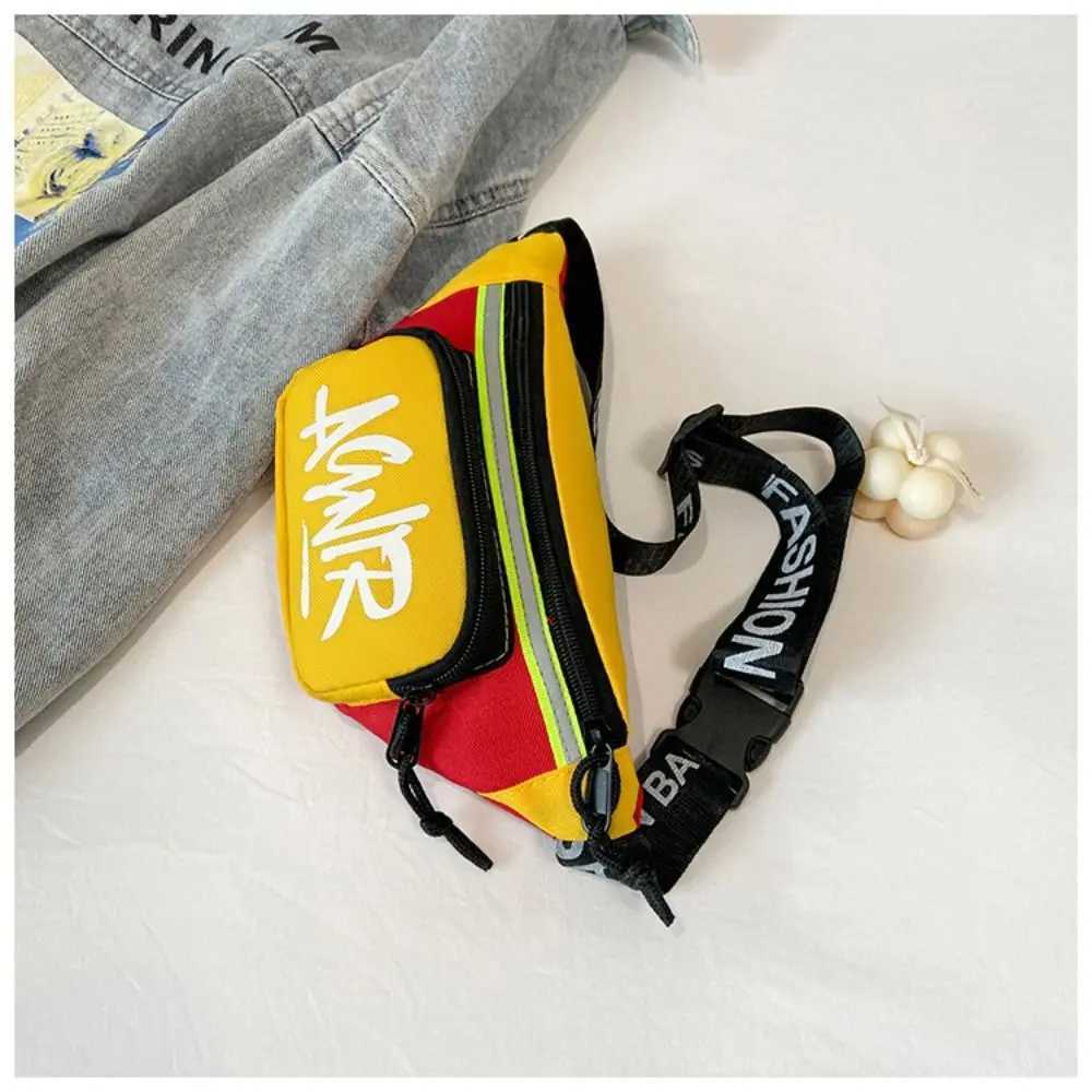 New Mini Waist Bag Oxford Cute Letter Banana Bag FAshion Fanny Pack Shoulder Cross ChEST Strap Bag Z250407