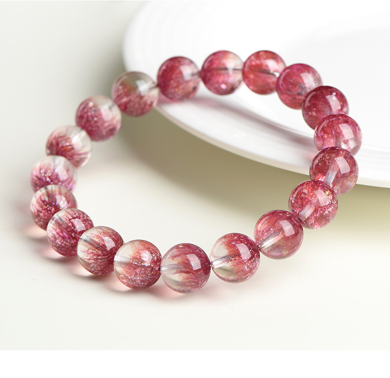 Natural Super Seven Blackcurrant Gathering Crystal Bracelet
