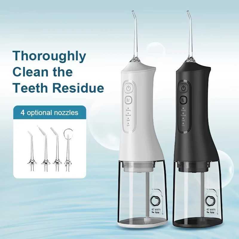 Dental irrigator sink threaded teeth pick-up oral cleaning machine USB charging canister M250408
