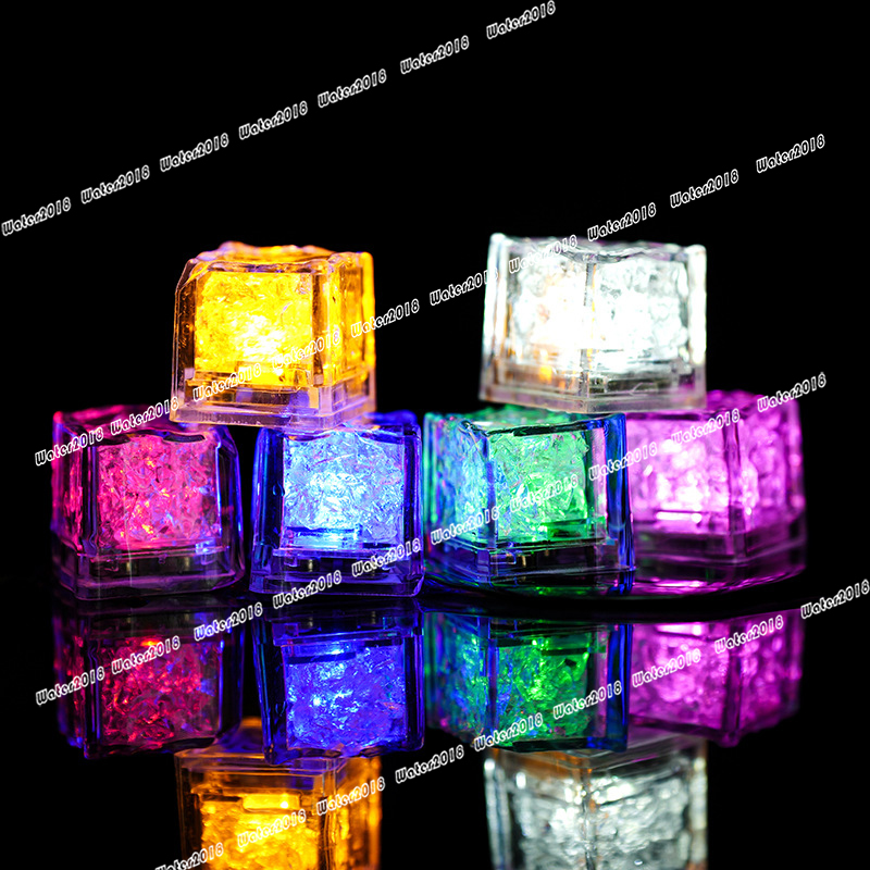 LED Ice Cubes Colorful Other Lights Luminous Glowing Induction Wedding Festival Christmas Bar KTV Toys