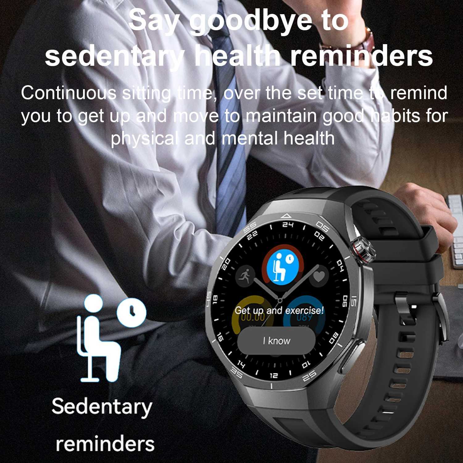New GT5 Pro smartwatch 1.52 inch AMOLED Snoth call detection heart rate health monitoring watch for menXJ250408