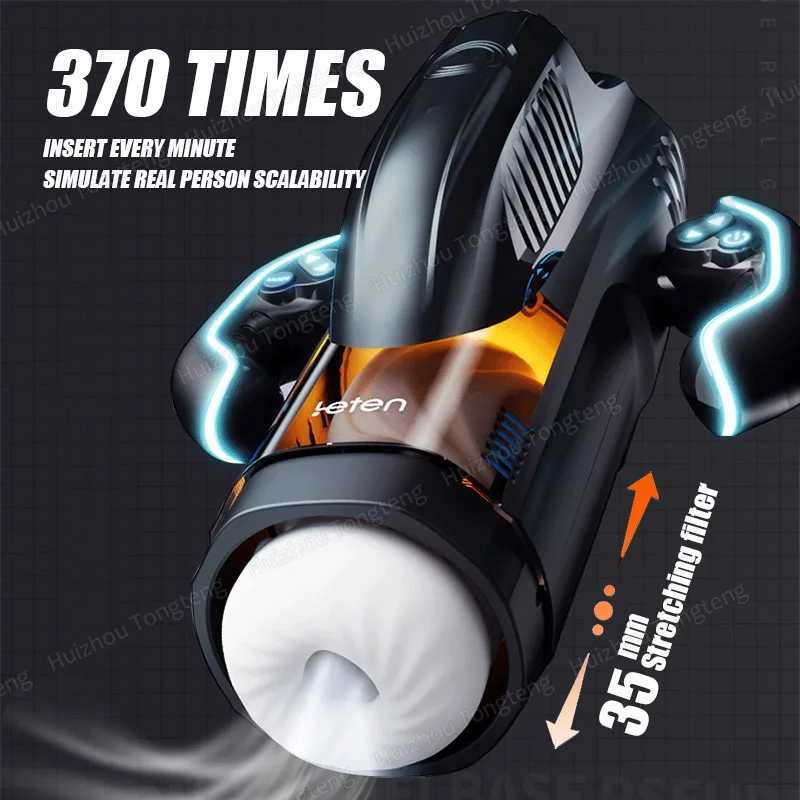 New Leten Automatic Remote Heat Absorption Intelligent Male Masturbation Cup Sex ToyW250408