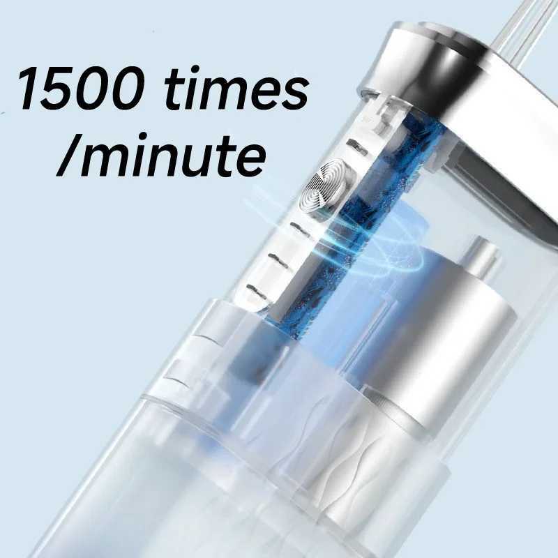 Portable innovative electric dental irrigator sink high-pressure water thread ultrasonic tooth cleaning tool M250408