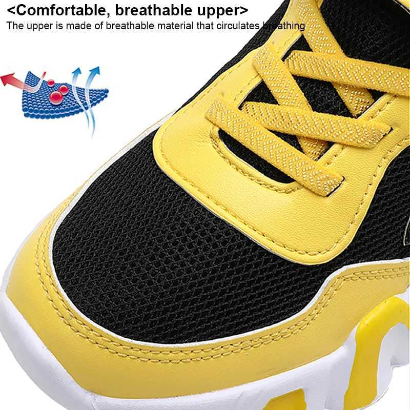 Childrens basketball shoes soft soled sports shoes outdoor childrens sports running shoes anti slip and breathable walking sports shoes W250407