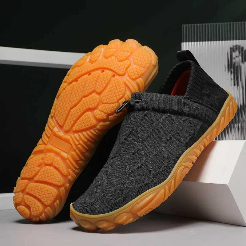 Mens casual shoes Minimalt barefoot shoes mens walking sports shoes lightweight breathable zero drop sole wide shoe box W250407