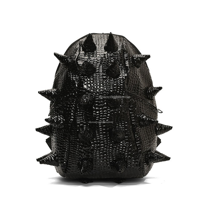 2025 New Neutral Style Korean Edition Fashion Personality Large Capacity Funny Hedgehog Pop Backpack Outdoor Street Trendy Backpack
