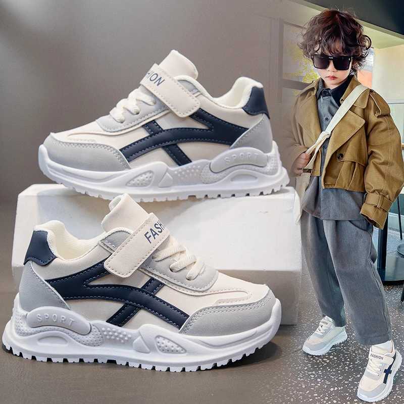 New non slip leather childrens sports shoes suitable for 5-16 year old girls casual walking shoes non slip childrens sports shoes W250407