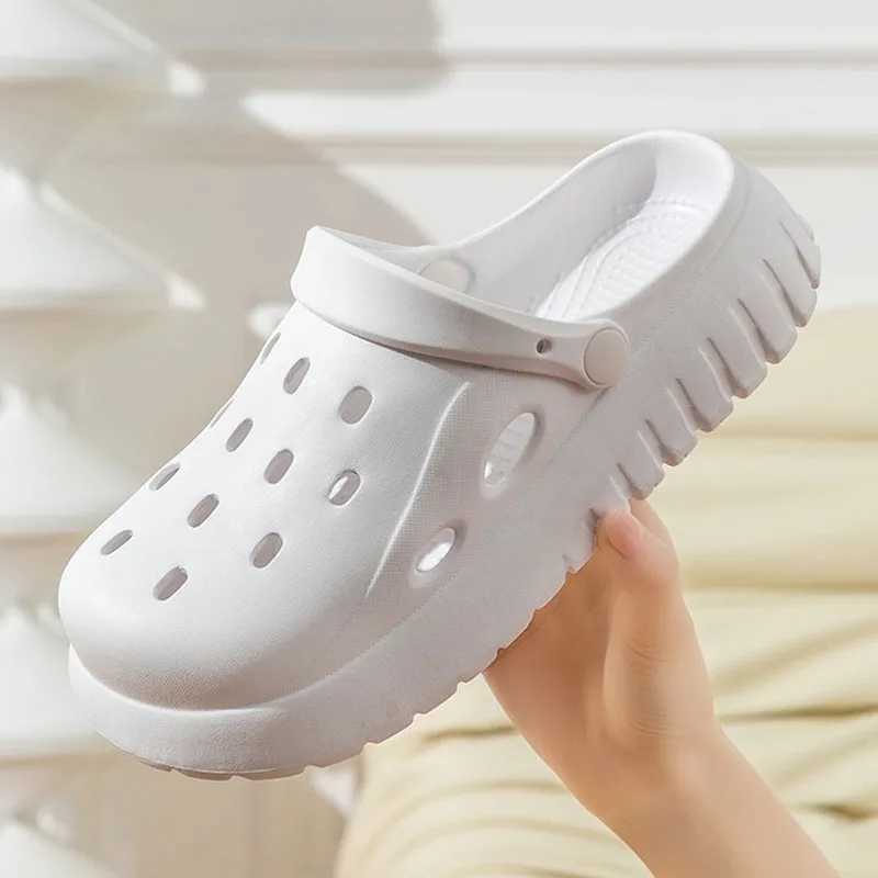 New Arrival Size 45 slider summer womens flat shoes EVA Clogs DIY cave shoes unisex fashion platform cave sandals couple beach slider T250407
