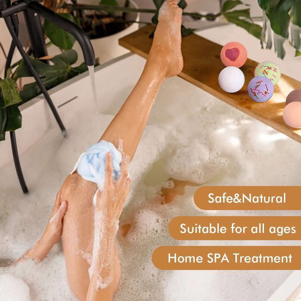 Bath Bombs Women Set 12Pcs Natural Wonderful Fizz Effect Bubble & Spa Amazing Gift For Wife, Girlfriend, Mother
