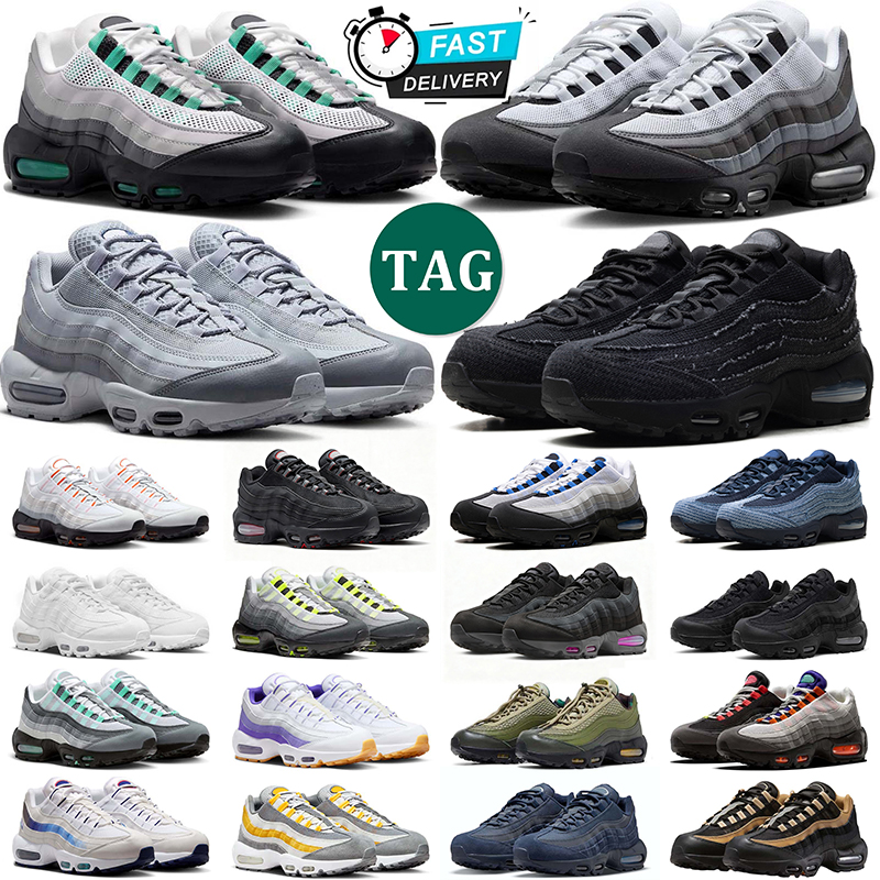 Designer Shoes for Men Casual Sneaker 95 95s Denin Black Obsidian Patent Spark Grey Jewel Cactus Flower Outdoor Sports Mens Trainers Sneakers