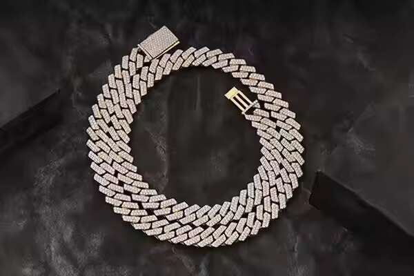 Luxury Diamond Body Chain 10mm Moissanite Hip Hop Necklace Fashion Jewelry for Wedding Engagement Anniversary Party Gift