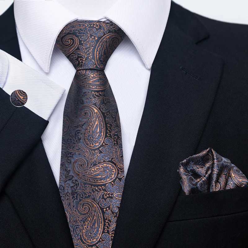 Brand Fashion 8 cm Tie Pocket Squares Set Wedding Present Necktie Suit Accessories Fit Formal Party Holiday Gift X250407