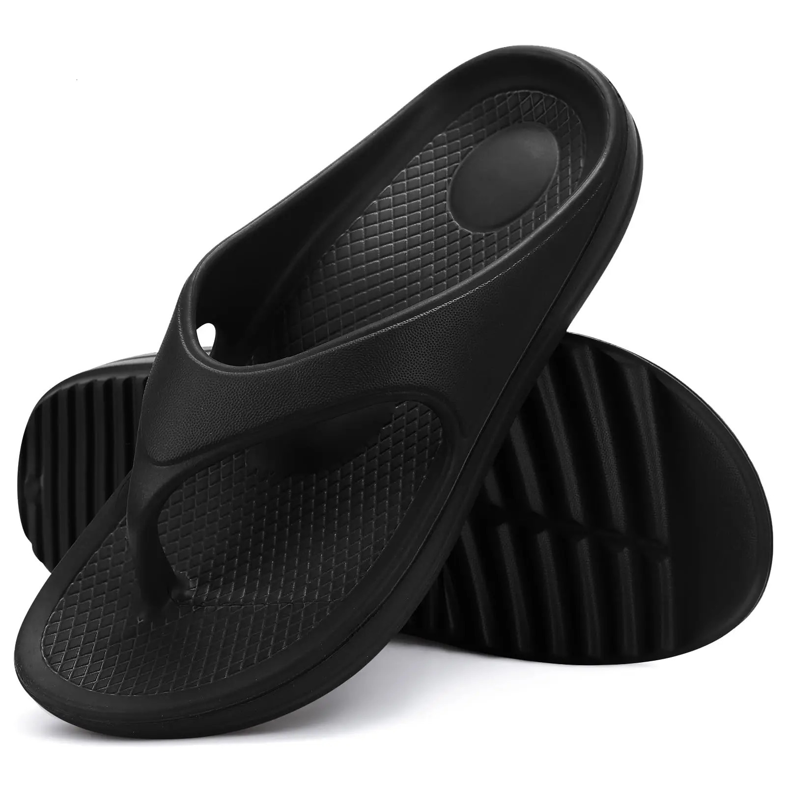 Litfun Flip Flops Womens Thick Sole Cloud Slippers Bathroom Non-Slip House Slippers For Men Outdoor Unisex Beach Slippers 250408