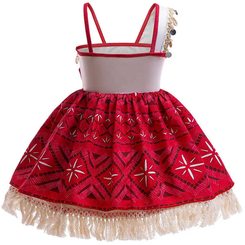 Disney Moana 2 Ocean Adventure Role Playing Costume Childrens Princess Vaiana Costume Childrens Carnival Fantasy Pathfinder Beach Frog Shoulder X25040