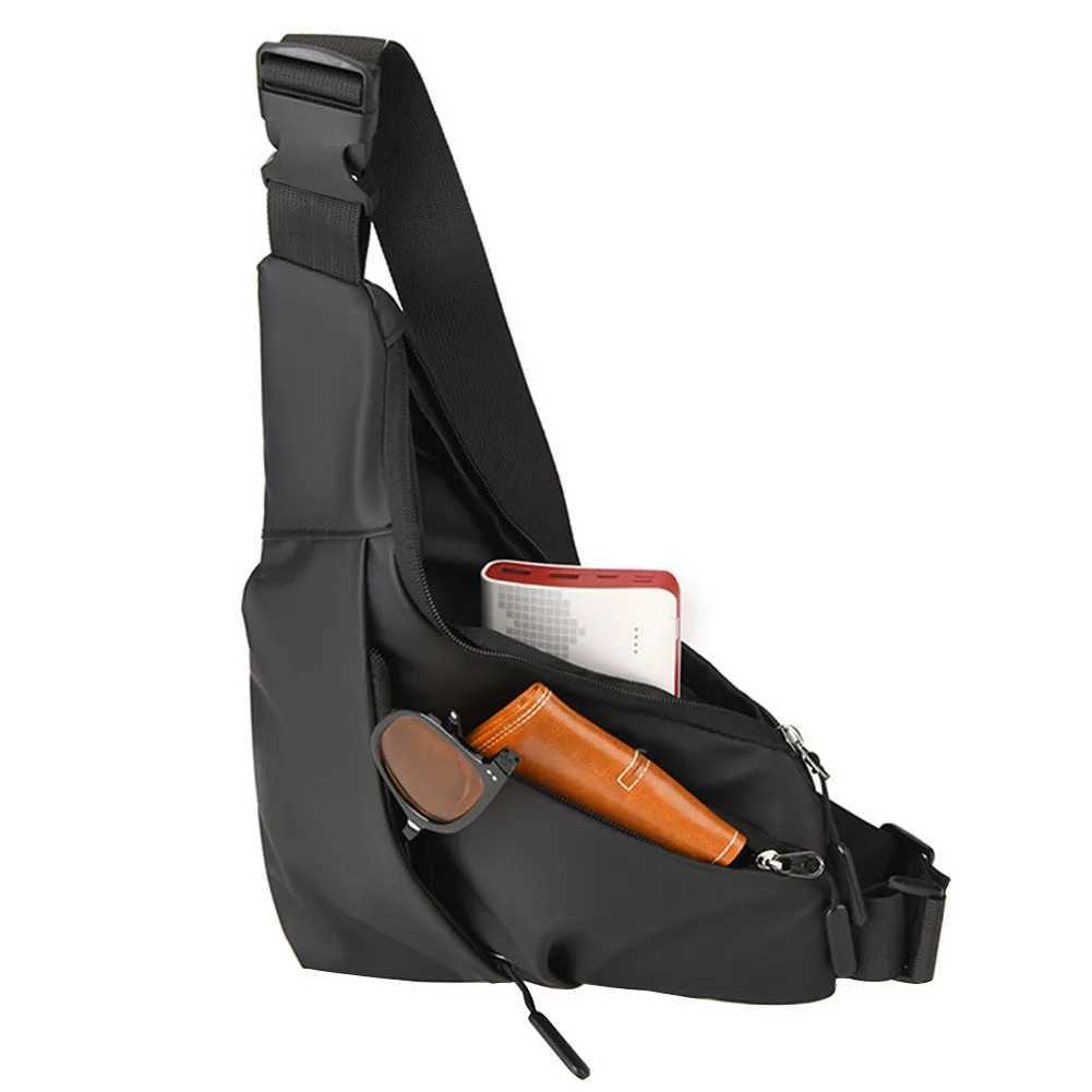 Anti Theft Travel Bag Small Waist Bag Adjustable Strap Casual Waist Pack Multi-pockets Multi-pocket Chest Bag for Running HikingC250407