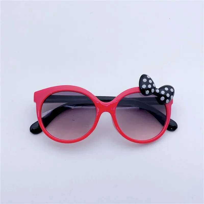 Kids Sunglasses Girls Boys Shiny Bowknot Sun Glasses Lovely Cat Children Eyewear Fashion Gradient Eyeglasses UV400