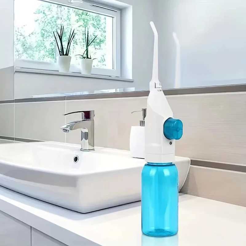 Household high-pressure oral irrigator portable teeth cleaning water dental floss manual high-pressure water toothbrush M250408