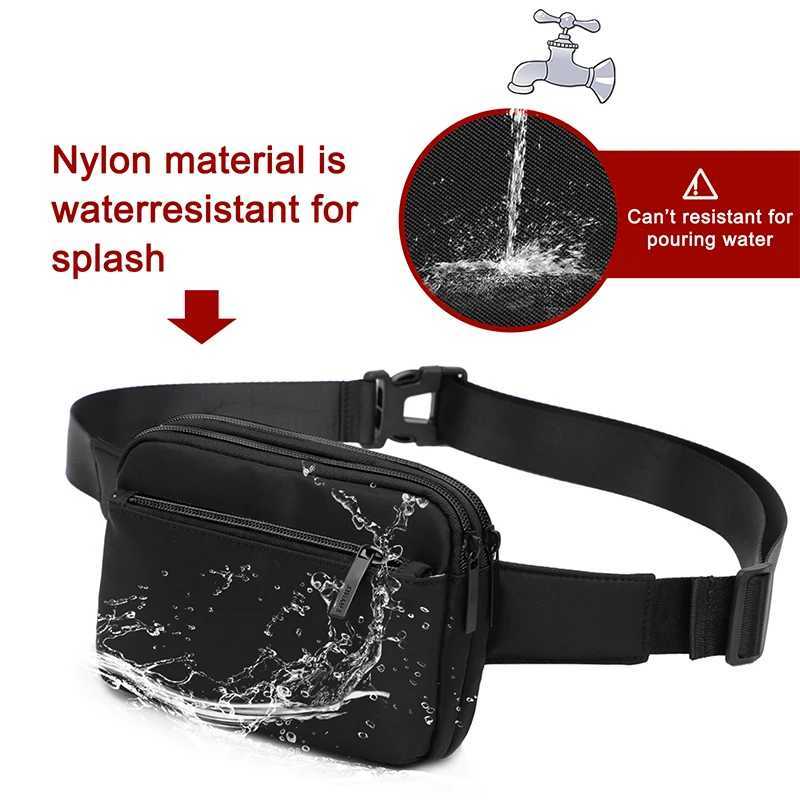 Tinyat Womens Shoulder Bag Fanny Packs Mobile Currency Cash Light Sports Mini Belt Bag Colorful Zipper Fashion Waist Bag Mens Travel Z250407