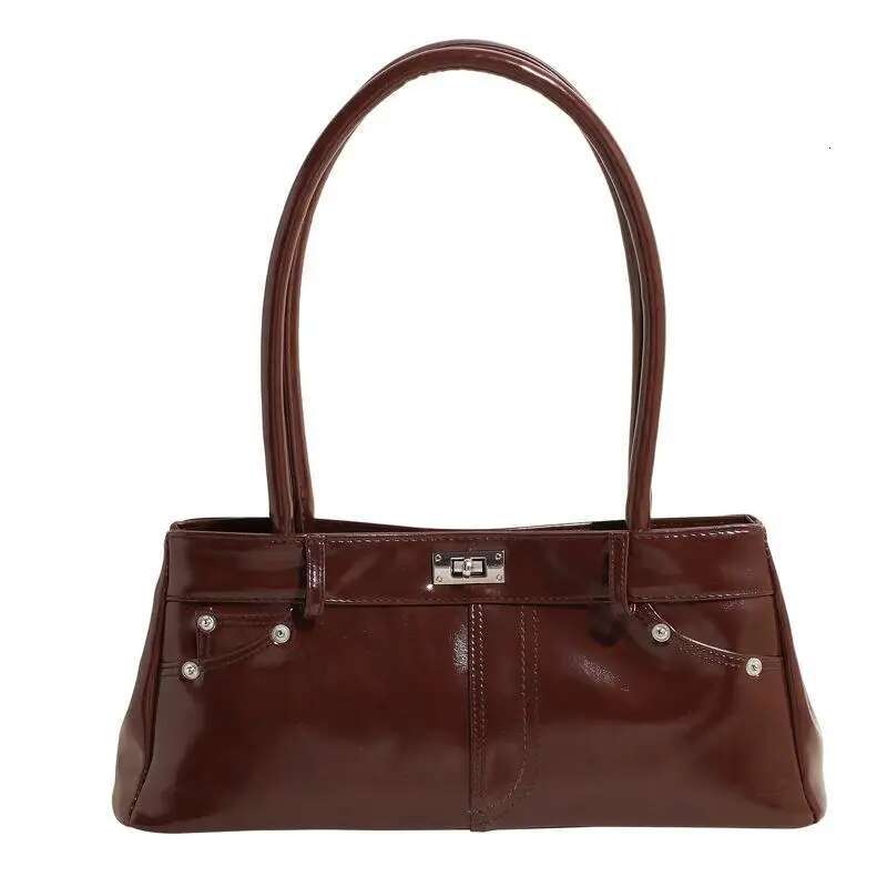 As82007 Textured Hand Carry Commuter Trend Shoulder 2025 New Simple And Fashionable Small Square Underarm Women's Bag