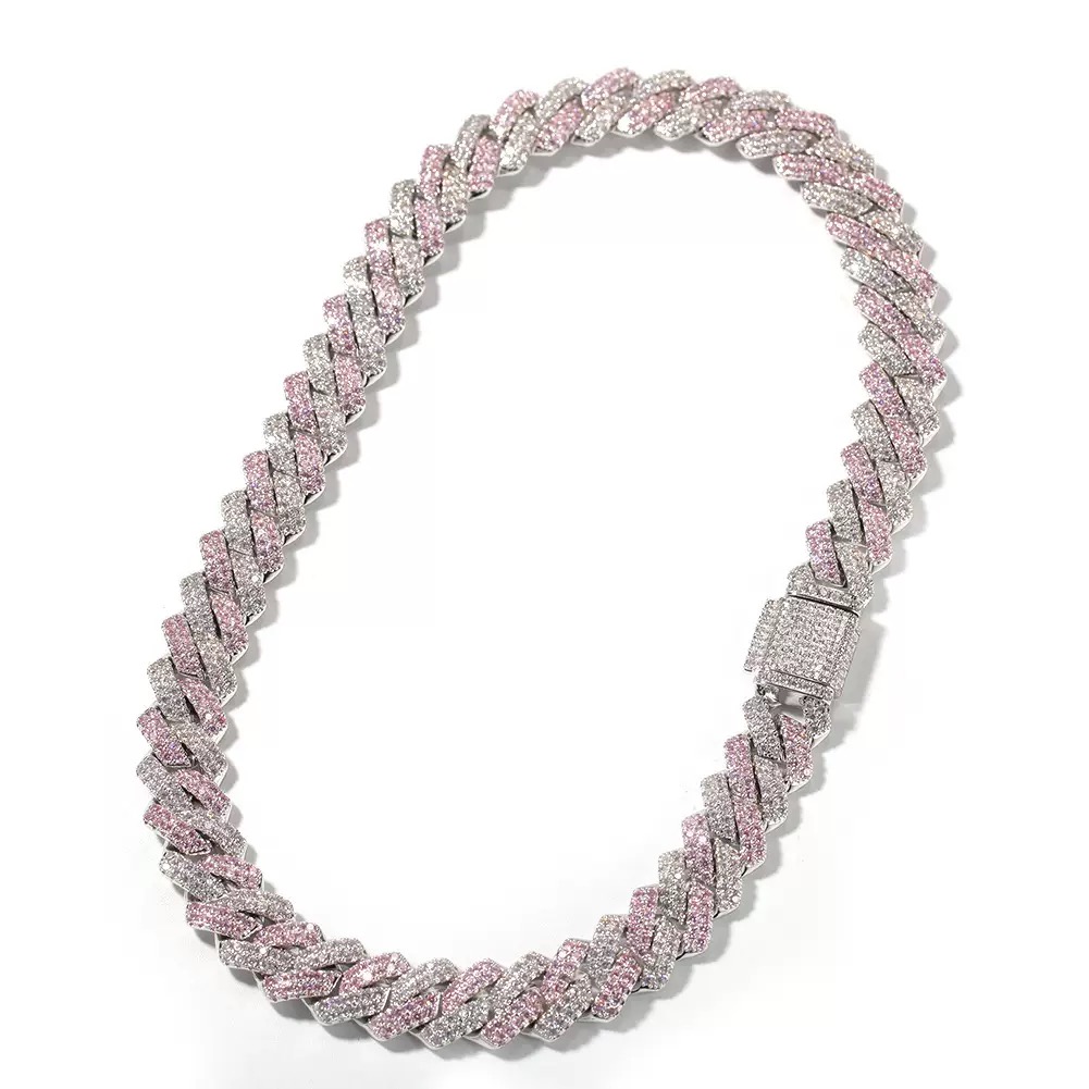 Stylish Moissanite Charms on a Sleek Gold Necklace Ideal Fashion Statement for Modern Men's Wardrobe