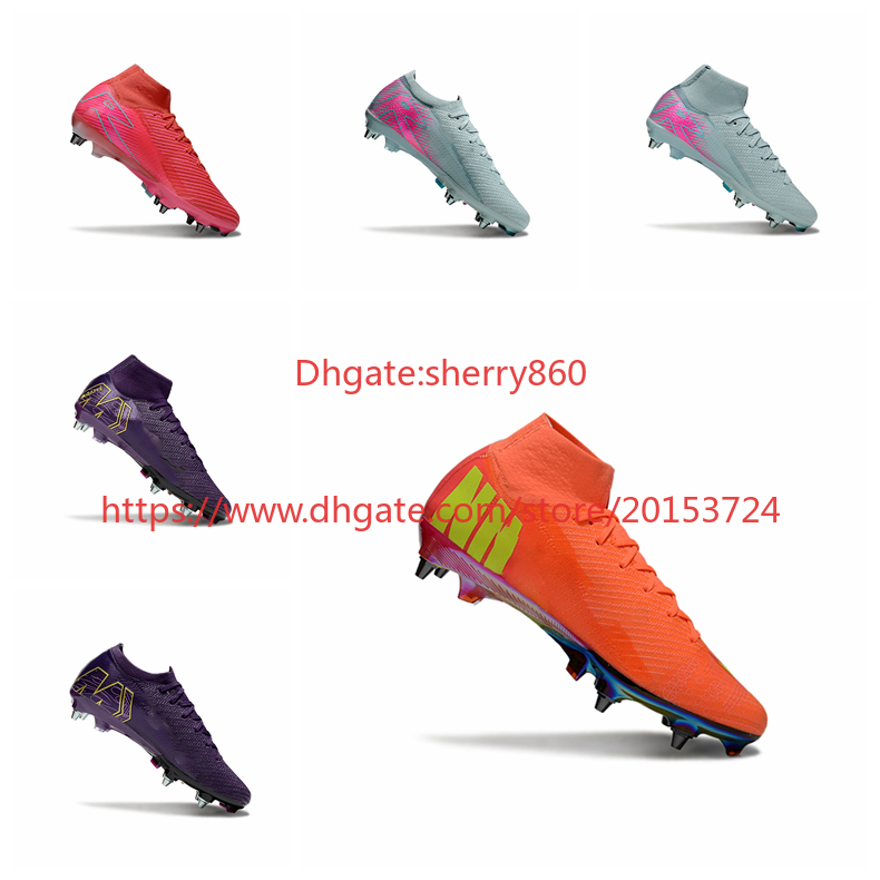 Men Soccer Shoes Football Boots SG BOOTS Cleats Breathable Outdoor size 39-45EUR